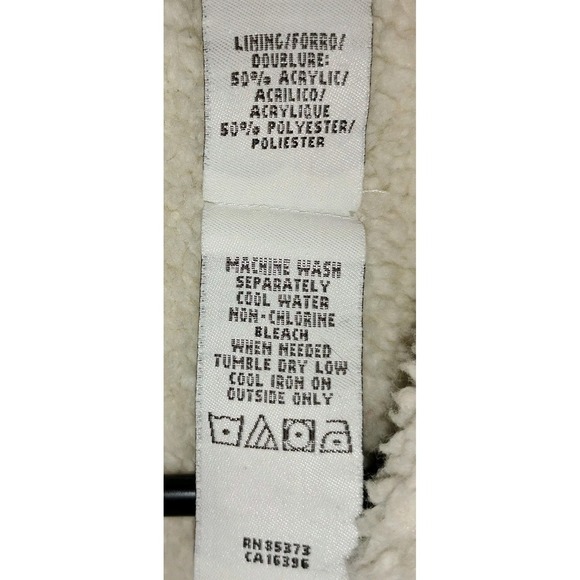 Emma James Womens 3 Vest Blue Denim Cotton Sherpa‎ Lined Button-up Collared - Picture 5 of 8